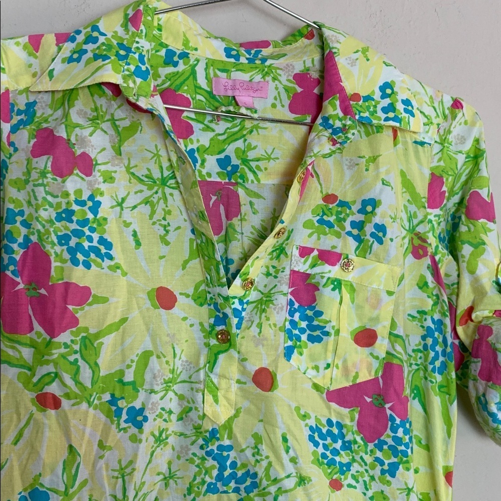 Lilly Pulitzer floral print shift dress Size Small - Picture 5 of 9